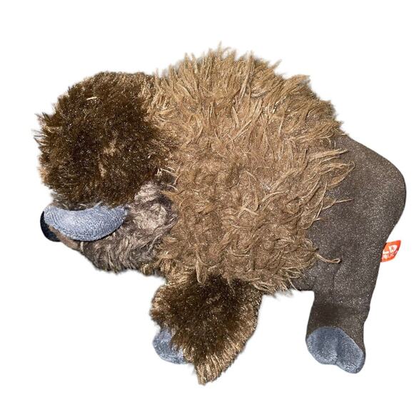 Wild Republic 12" Plush Bison American Buffalo Stuffed Animal Safari Nursery Toy - Picture 8 of 12